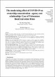 BBTL.0000030_The moderating effect of COVID-19 on ownership concentration - agency cost relationship-Case of Vietnamese listed real estate firms.pdf.jpg